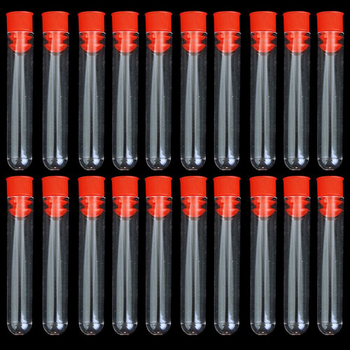 20 Stk. Nicht Absolvierte Reagenzglaeser Transparent, 12*60mm 2
