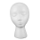 Foam Mannequin Wig Head Display White 3