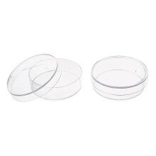 10 Stueck 35mm x 10mm Sterilen Plastik Petrischalen (Transparent )