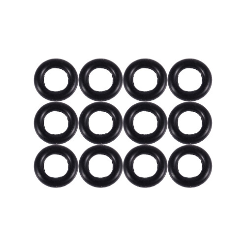 Schwarz 9 MM X 2.0 mm Rubber Dichtscheiben O Rings 12 PCS
