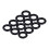 Schwarz 9 MM X 2.0 mm Rubber Dichtscheiben O Rings 12 PCS 5