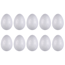 10 Eier 6 cm Osterei -Ei zum Bemalen oder Bekleben
