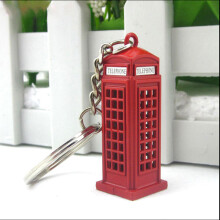 Vintage Telefonzelle britischen Miniatur London Auto Schluesselanhaenger Diecast Keychain Geschenk fuer Frauen Maedchen
