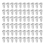 60pcs M2 x 4mm 304 Edelstahl Rundkopfschrauben Bolzen 3