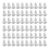 60pcs M2 x 4mm 304 Edelstahl Rundkopfschrauben Bolzen 1