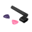 String + 2 Picks Kurbel , schwarz mit Pin-Puller und 4