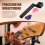 String + 2 Picks Kurbel , schwarz mit Pin-Puller und 10