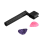 String + 2 Picks Kurbel , schwarz mit Pin-Puller und 3