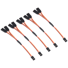5 Stuecke 150Mm Y Typ Erweiterte Linie Verlaengerung Kabel Drahtkabel Fuer Futaba Jr Kabelbaum Servo Lead Extension