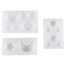 Katze Pfote Mond Stern Silikon Form Harz Handgemachte Diy Schmuck Machen Epoxidharz Formen