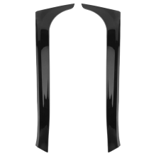 Schwarz GläNzend Heck Spoiler Aufkleber Zierblende für Golf 6 MK6 2008 -2013 Nicht /R