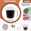 50Sets Refillable Coffee Capsules Cup Disposable Supplies 10