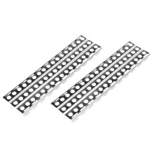 2 StüCke Edelstahl Sand Leitern Bord für Axial SCX10 -4 D90 1/10 RC Crawler Auto