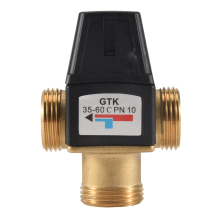 1 StüCke 3 Way DN25 AußEn Gewinde Messing Thermostatisches Misch Ventil Solar Warm Wasser Bereiter Thermostat