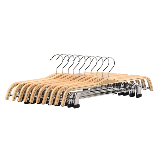 10 Pack Solid Finish Hosen / Rock Kleider BüGel mit Anti-Rost Clips 2