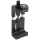 XJ-8 Tripod Head Bracket Mobile Phone Holder Clip Black 2