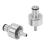 2Pcs Stainless Steel Carbonation Cap 5/16 Inch Barb, Ball Lock Type 1