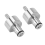 2Pcs Stainless Steel Carbonation Cap 5/16 Inch Barb, Ball Lock Type 5