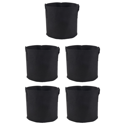 Fabric Pots Container, 5 Pack 3 Gallon Plant Grow Bags
