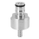 2Pcs Stainless Steel Carbonation Cap 5/16 Inch Barb, Ball Lock Type 8