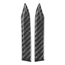 2 Teiliger Anti-Kratzen Zier Aufkleber, Carbon RüCkspiegel Schutz Anti-Reiben Streifen Aufkleber Anti-Kollisions