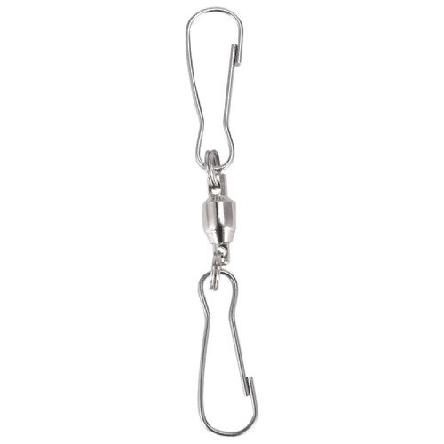 8 Pack Double Clip Swivel Hooks for Wind Spinners, Windsock