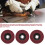 5Pcs 4 Inch Polishing Grinding Wheel,Scouring Pad for Angle Grinder 6
