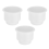 3Pcs Plastic Can Holder with Drain for Boat Car Marine Rv (White) 3