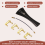 Ebony 4/4 Violin Fiddle Tailpiece 8