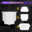 3Pcs Plastic Can Holder with Drain for Boat Car Marine Rv (White) 7