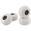 Skateboard Wheels with Bearings 52x30mm PU (Set of 4) White 2