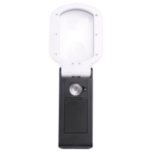 with Light, 25X 10X Handheld and Standing Magnifier for Reading