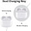 Wireless Charging Case Replacement for AirPods 3rd Gen - 660mAh, 4-5 Charges, Auto Pairing & Bluetooth Sync 2