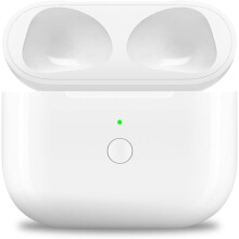 Wireless Charging Case Replacement for AirPods 3rd Gen - 660mAh, 4-5 Charges, Auto Pairing & Bluetooth Sync
