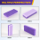 4Pcs Foot Pumice Sponge Stone Pedicure For Callus Exfoliate 10