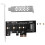 Add on Cards PCIE to M2 Adapter PCI Express 3.0 X1 Raiser 8
