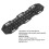 2Pcs Plastic Sand Ladder for 1:10 RC Crawler Axial Black 4