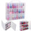 48 Cells 2 Layer Nail Polish Organizer Portable Clear Storage Case 3