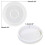 3 Pack Big DIY Round Coaster Silicone Mold, Diameter 3.94 inch/10cm 3