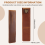 Leather Pen Pouch Holder Single Bag Case with Snap Button-Brown 10
