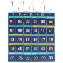 30 Nummerierte Tabelle Handy HäNgen Organizer Aufbewahrungs Tasche für Klassen Rechner Halter