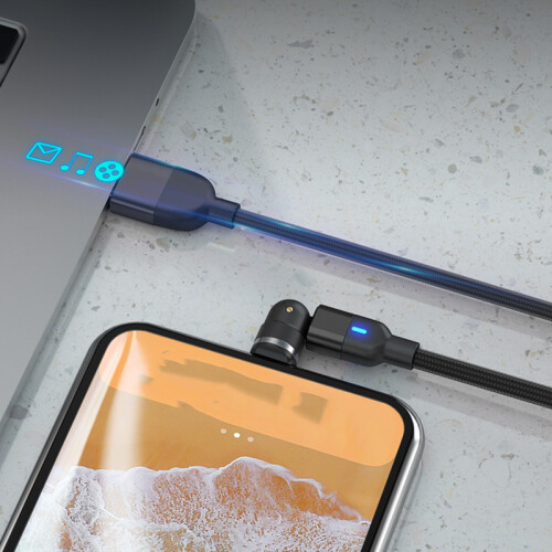 Magnetisches Laden Micro-USB Kabel LadegeräT für Handy Magnet USB Typ C 2