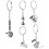 5PCS Coffee Tamper Keychain Espresso 2