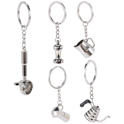 5PCS Coffee Tamper Keychain Espresso 1