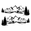 RV Motorhome Side Body Sticker DIY Tree Decal for Car Caravan Trailer 3