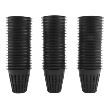 60 Paket 2 Netz Becher Schlitzgeflecht Breiter Filter Pflanzen Pot Bucket Korb für Hydroponics