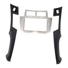 2 Din Auto Radio Stereo Frame Trim Kit Des Armaturen Bretts für Yaris Vitz Platz 2005-2011 Dvd Spieler Installation Lünette