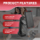 360 Rotating Flexible Lazy Phone Stand for and Tablet(Black) 6