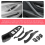 RHD Car Interior Door Handle Panel Pull Trim Cover Black 7
