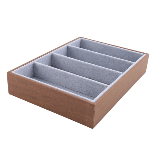 Sonnenbrillen Display Brillen Etuis 4 Gitter Box Schmuck Organizer Tablett - 2